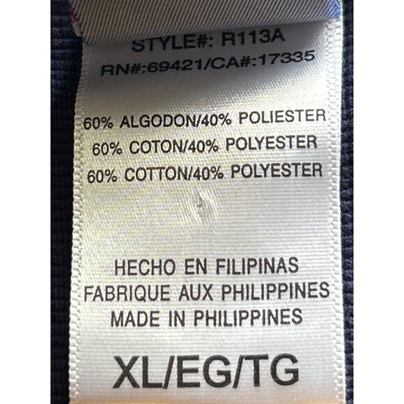 Vtg NFL Super Bowl XXXVII Polo Shirt XL PlayDry Moisture-Wicking Navy & Yellow - Picture 4 of 9